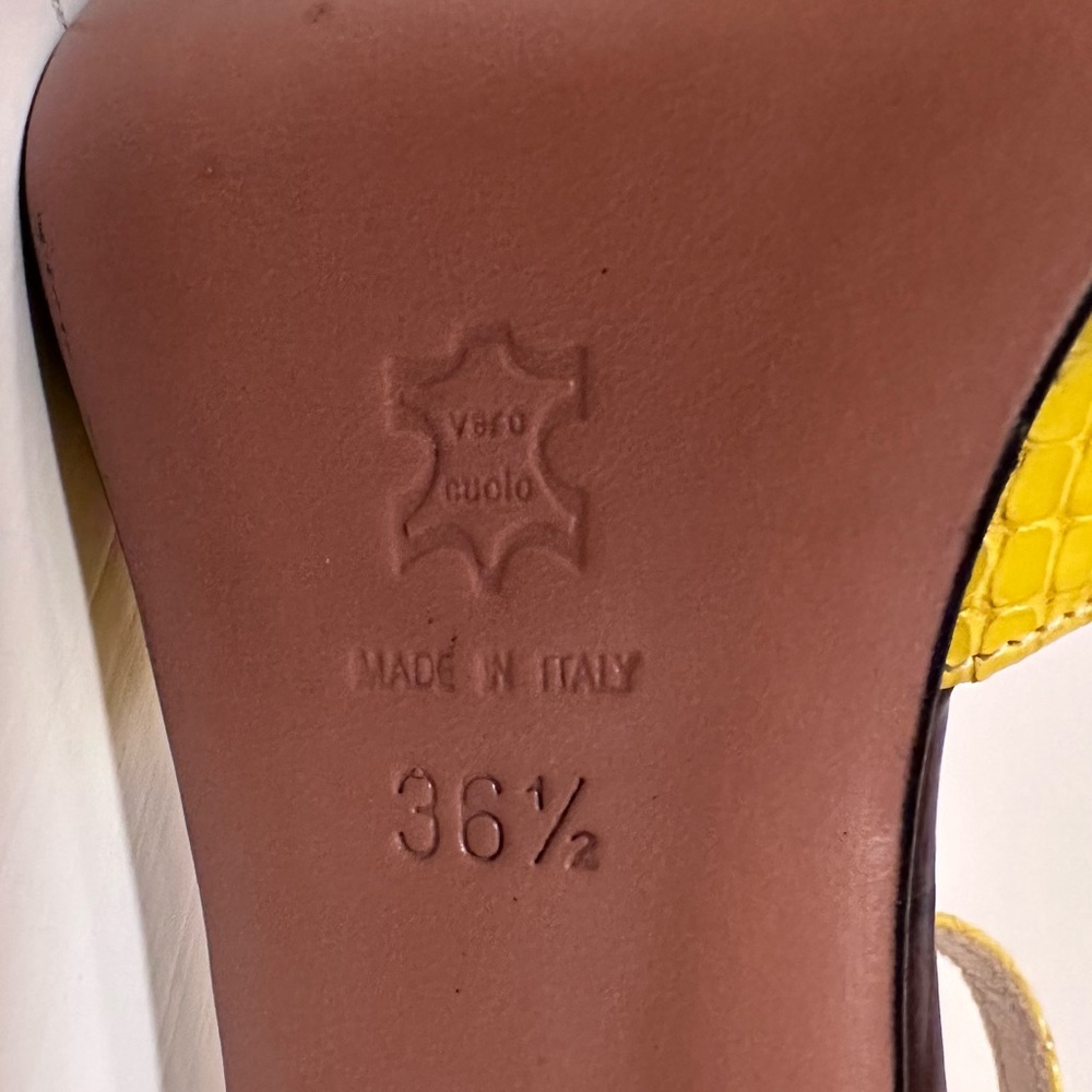 Dior Maryjane High Heels - Brown and Yellow Eu 36.5 - Picture 12 of 16